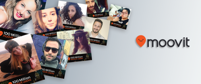 Moovit - Help us celebrate Moovit’s 100 million user milestone