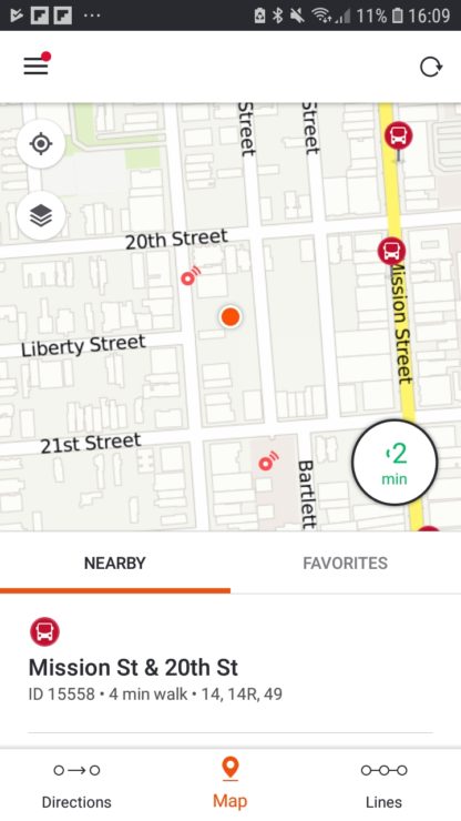 With map layers, you can turn on and off what you want to see on the map